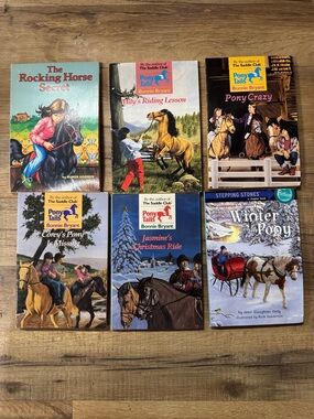Pony Tails Bonnie Bryant Book Lot - Colorful Horse Covers